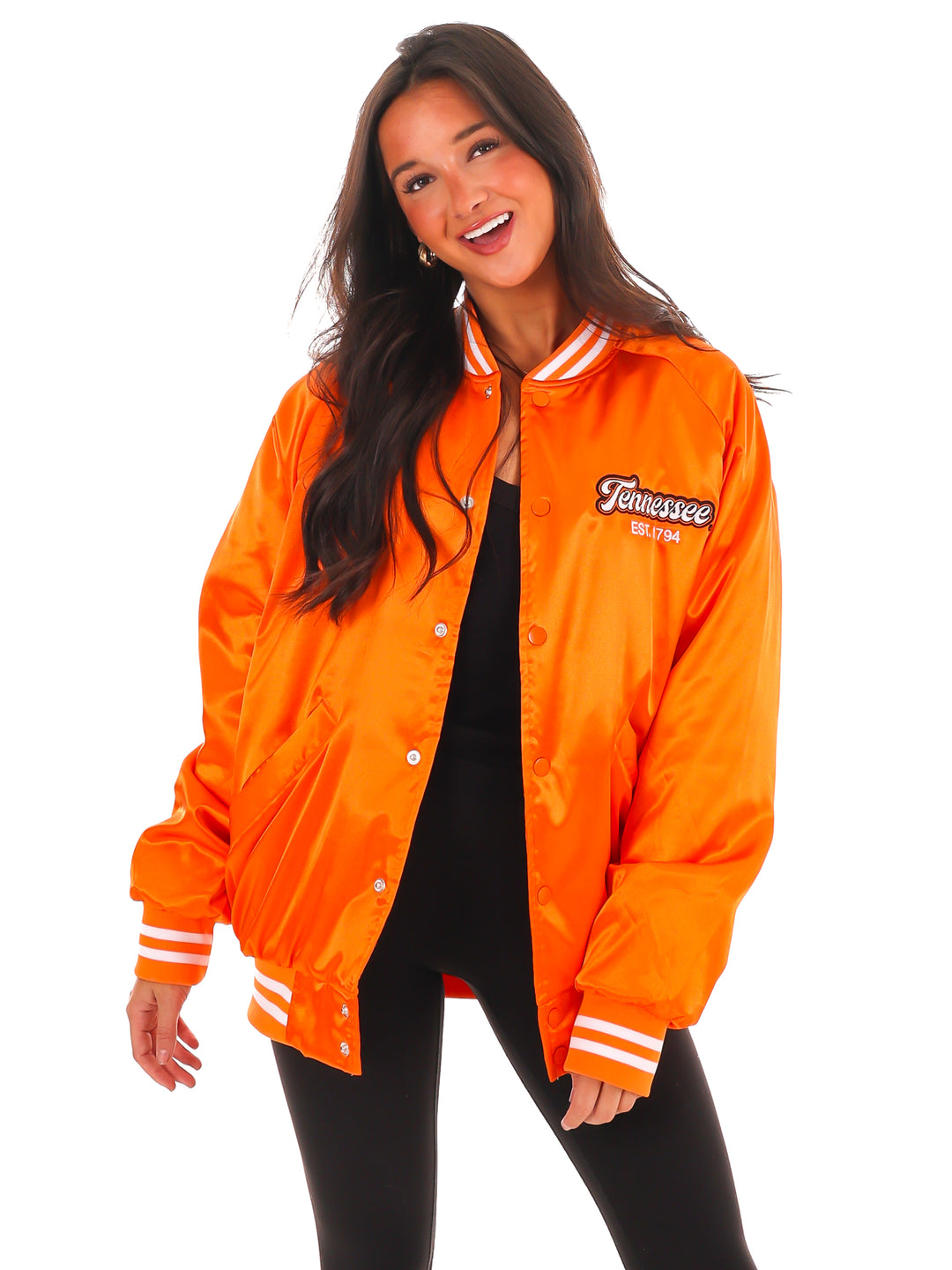 Vols Embroidered Satin Jacket