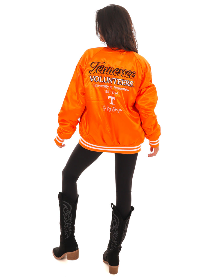 Vols Embroidered Satin Jacket