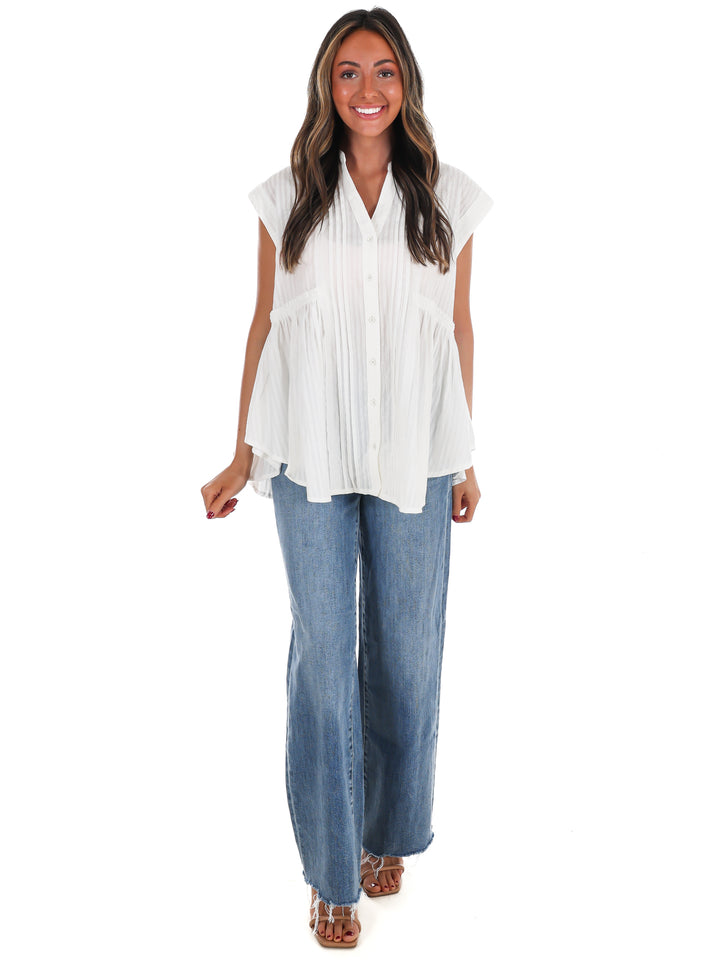 Brighter Days Ahead Textured Top