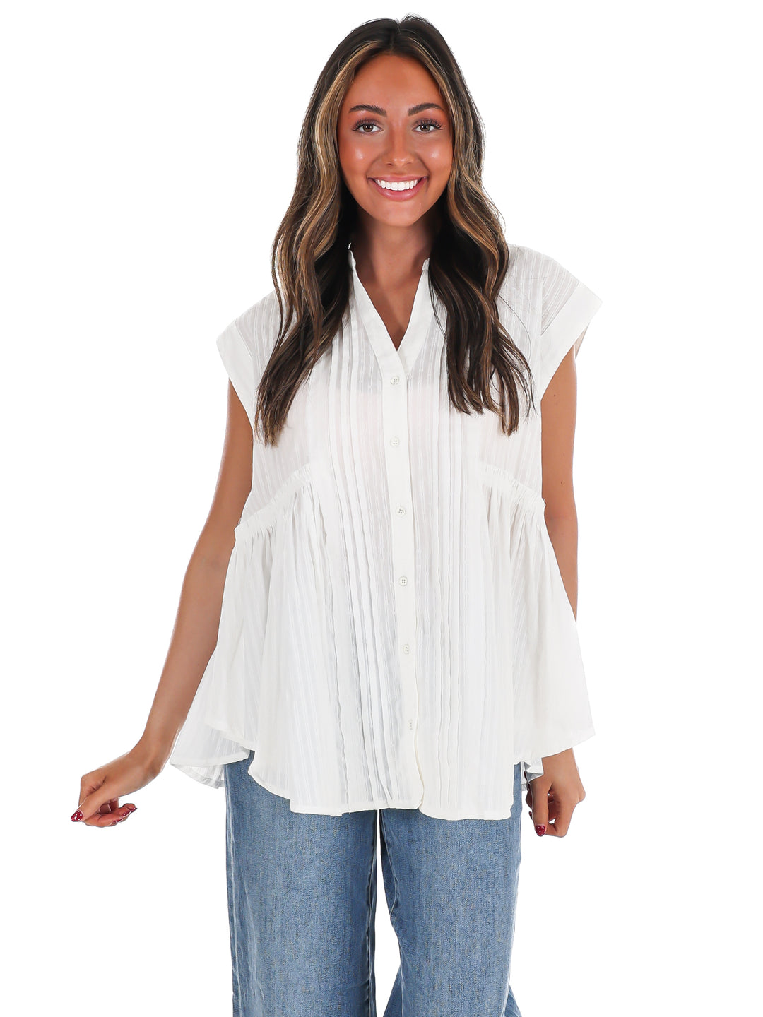 Brighter Days Ahead Textured Top