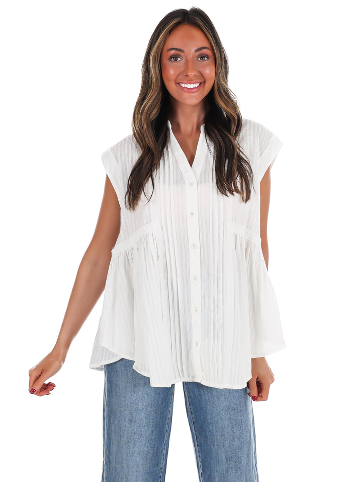 Brighter Days Ahead Textured Top