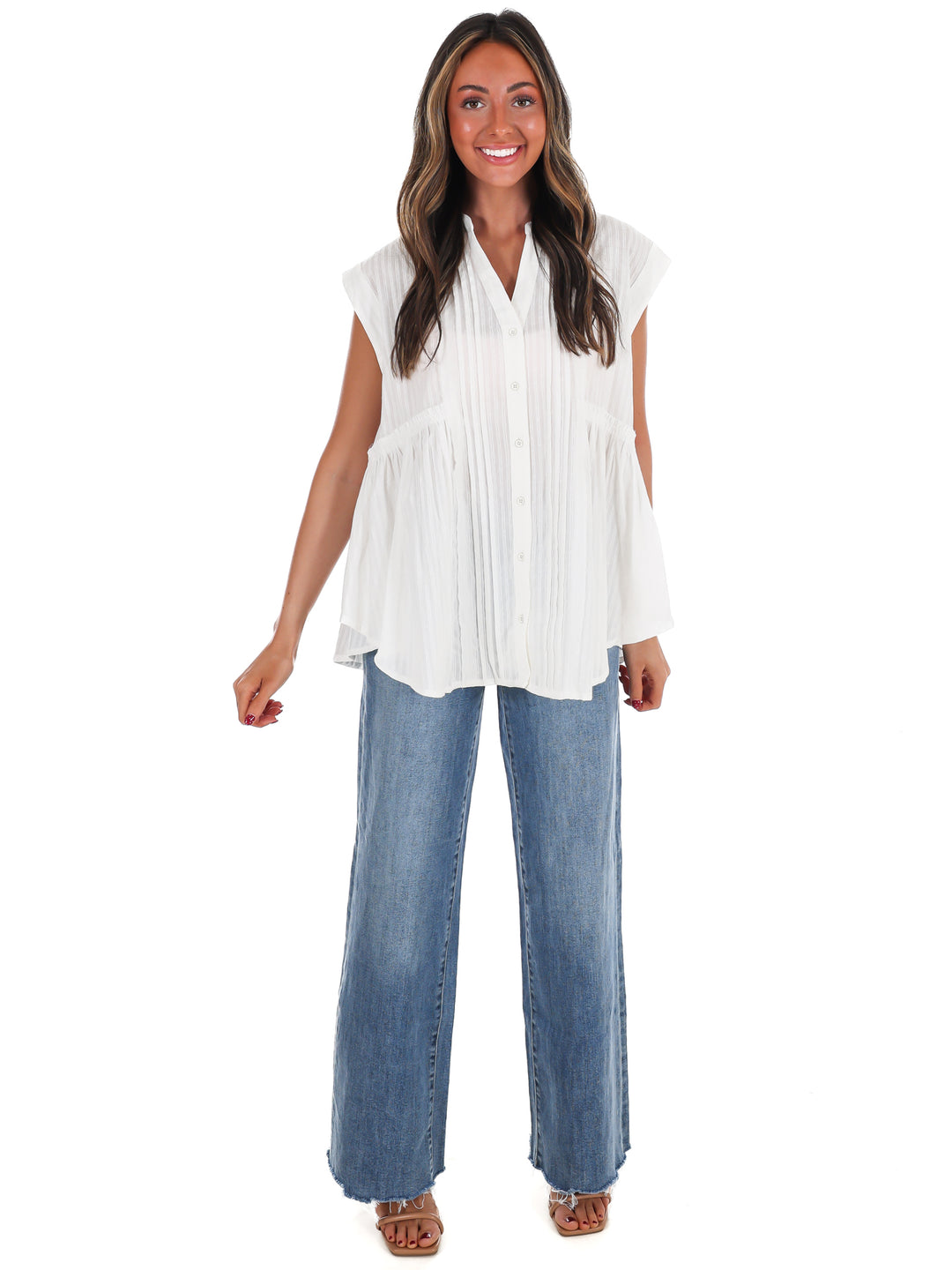 Brighter Days Ahead Textured Top