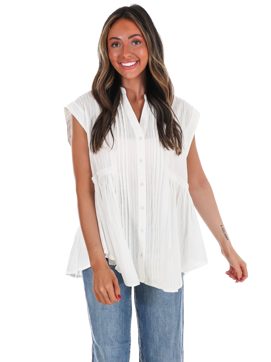 Brighter Days Ahead Textured Top