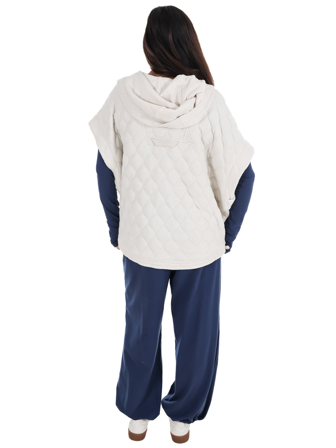 Bubble Quilt Cinch Hoodie Vest