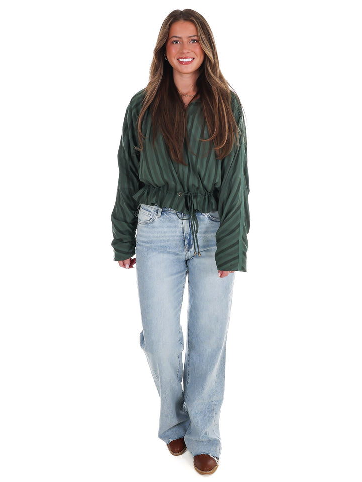 Autumn Current Stripe Jacket