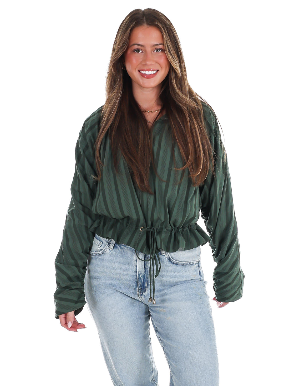 Autumn Current Stripe Jacket