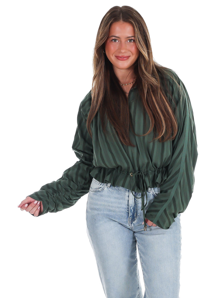 Autumn Current Stripe Jacket