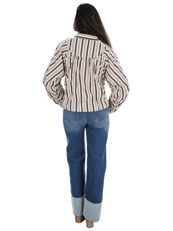 Autumn Current Stripe Jacket