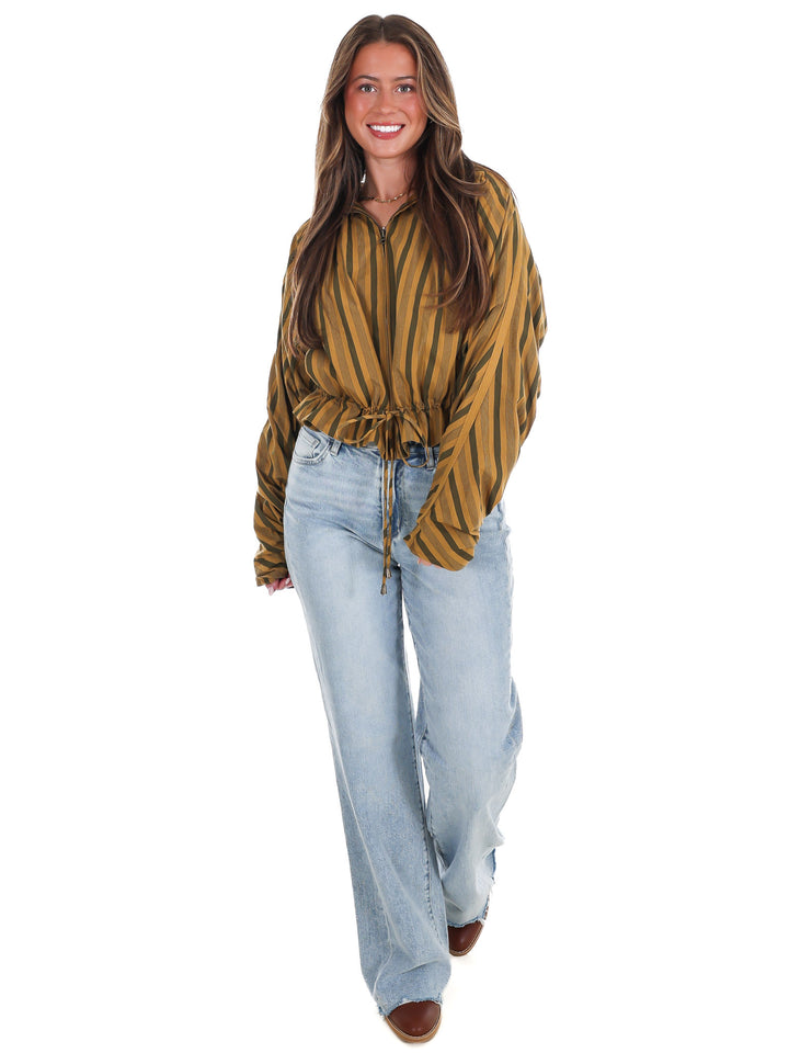 Autumn Current Stripe Jacket