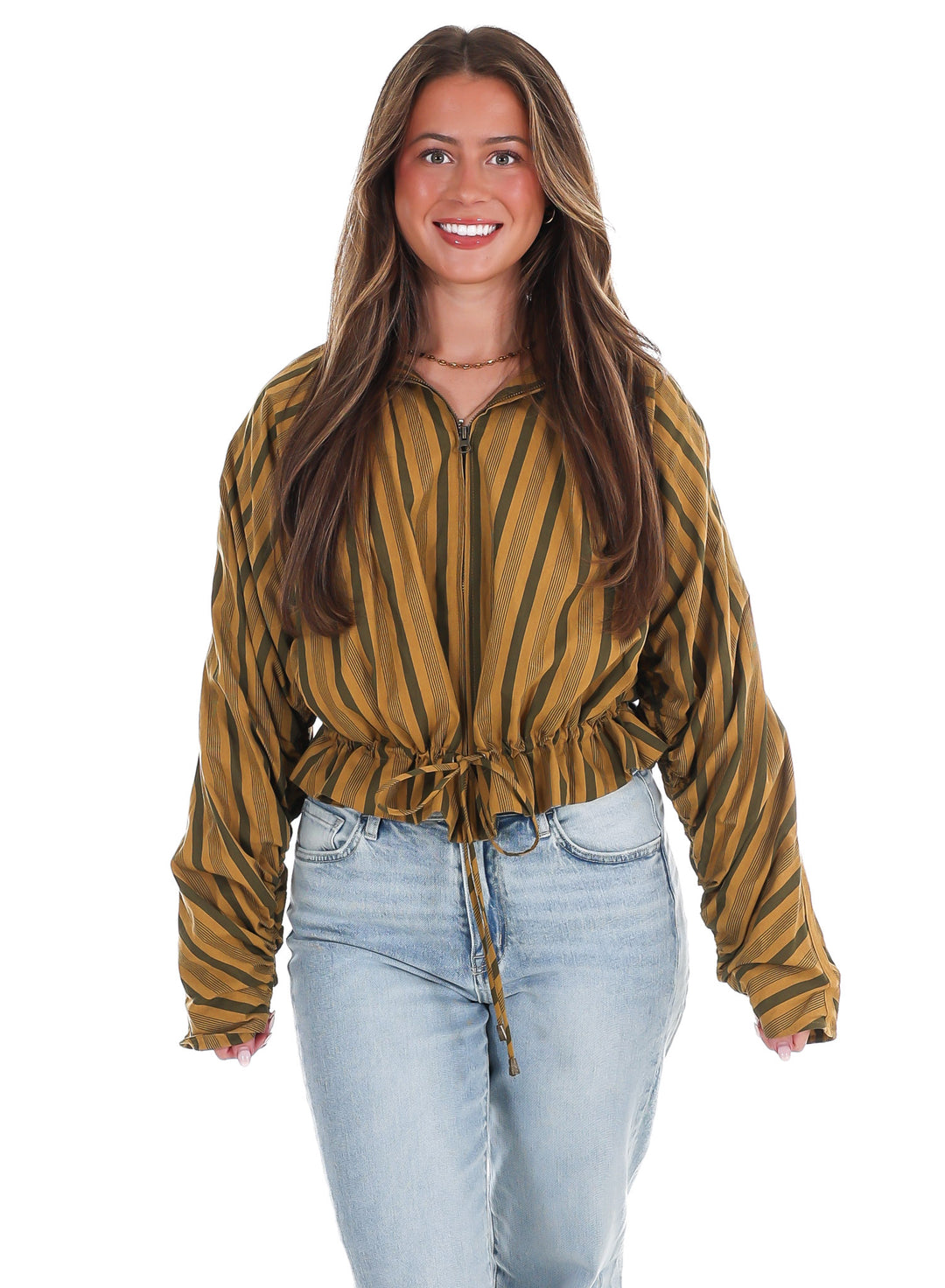 Autumn Current Stripe Jacket