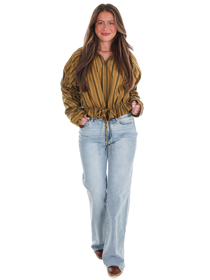 Autumn Current Stripe Jacket