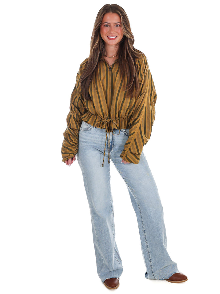 Autumn Current Stripe Jacket