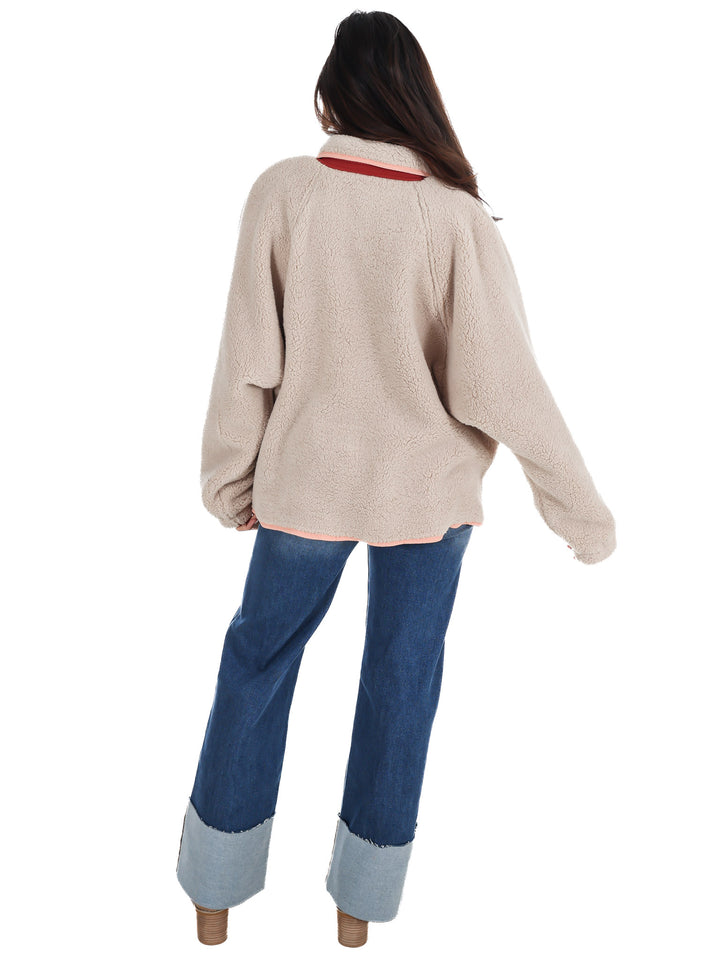 Weekend Trek Sherpa Button Up Jacket
