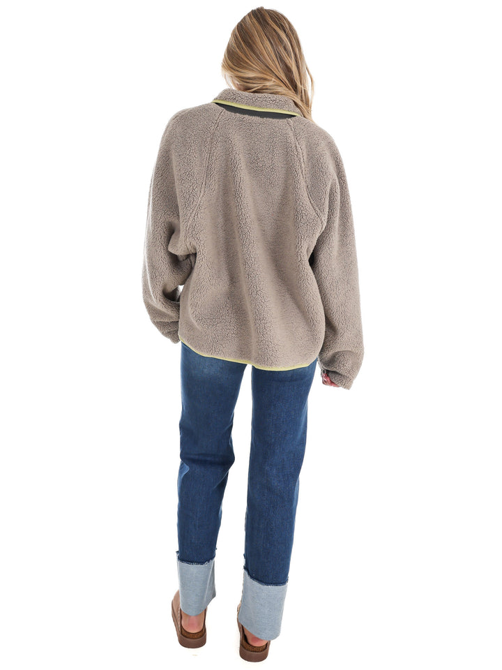 Weekend Trek Sherpa Button Up Jacket