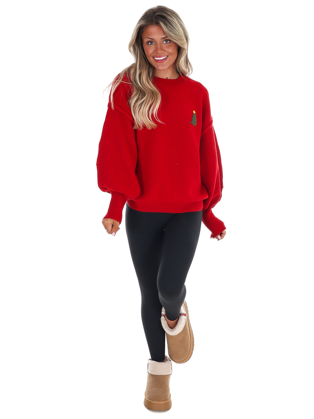 Merry Christmas Multicolor Knit Sweater