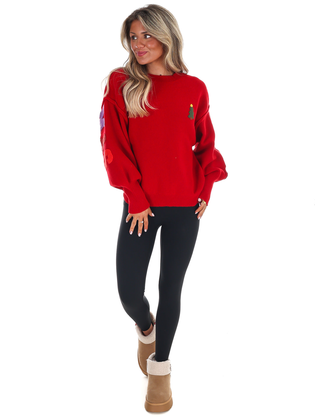 Merry Christmas Multicolor Knit Sweater