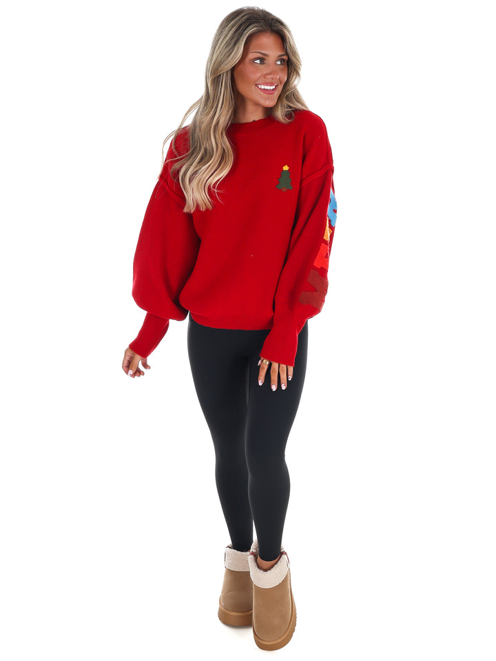 Merry Christmas Multicolor Knit Sweater