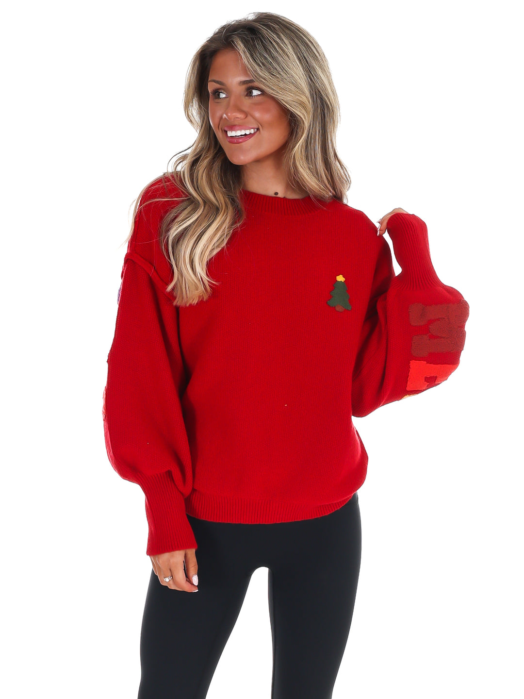 Merry Christmas Multicolor Knit Sweater