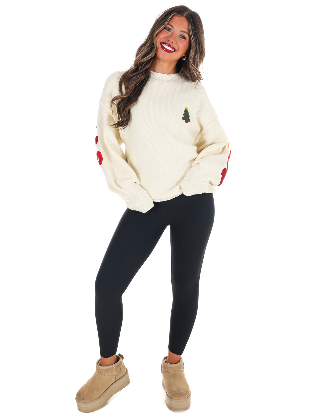 Merry Christmas Multicolor Knit Sweater