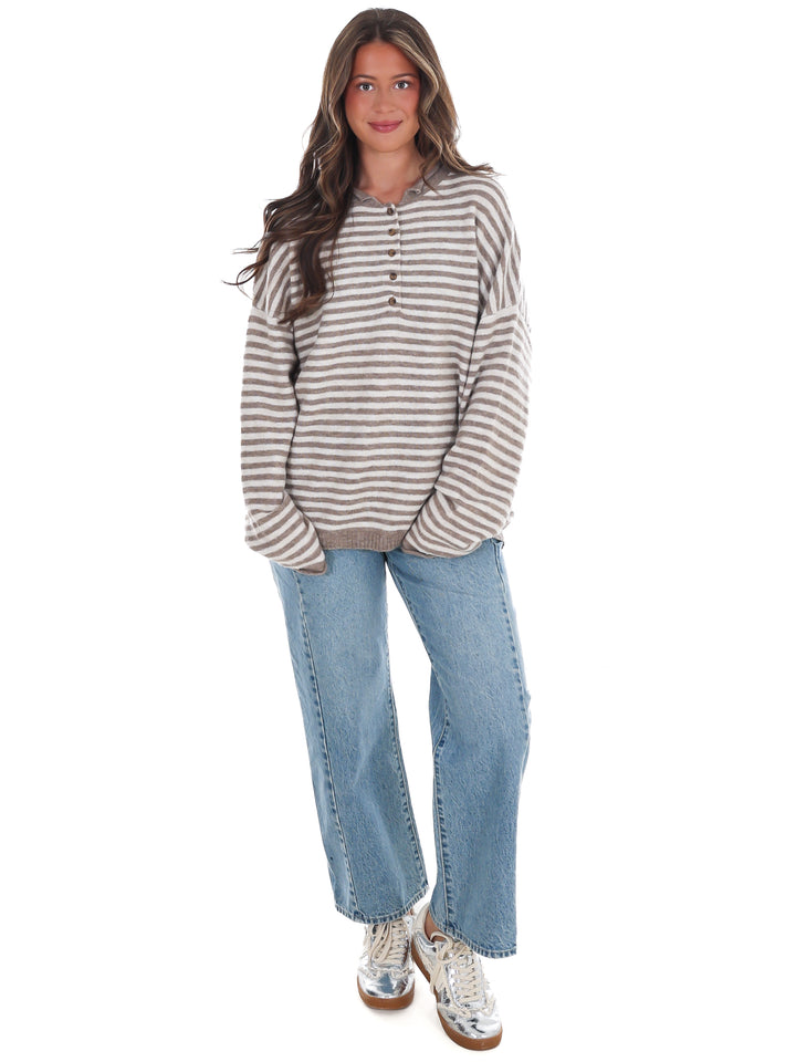 Simple Moments Stripe Sweater