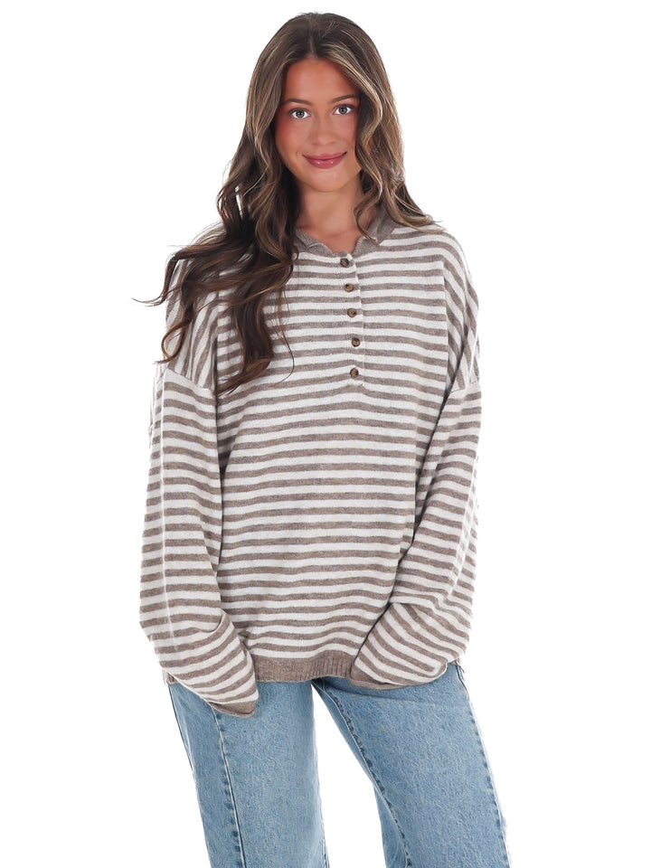 Simple Moments Stripe Sweater