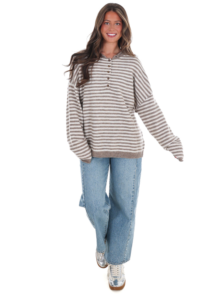 Simple Moments Stripe Sweater