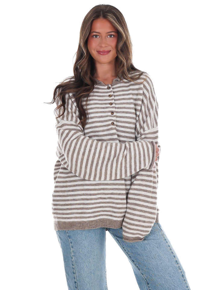 Simple Moments Stripe Sweater