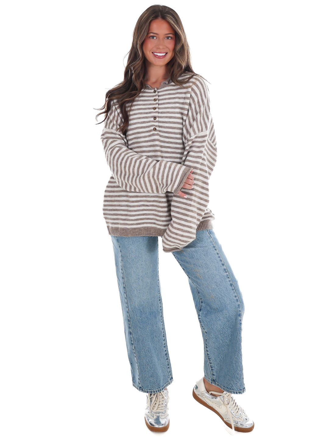 Simple Moments Stripe Sweater