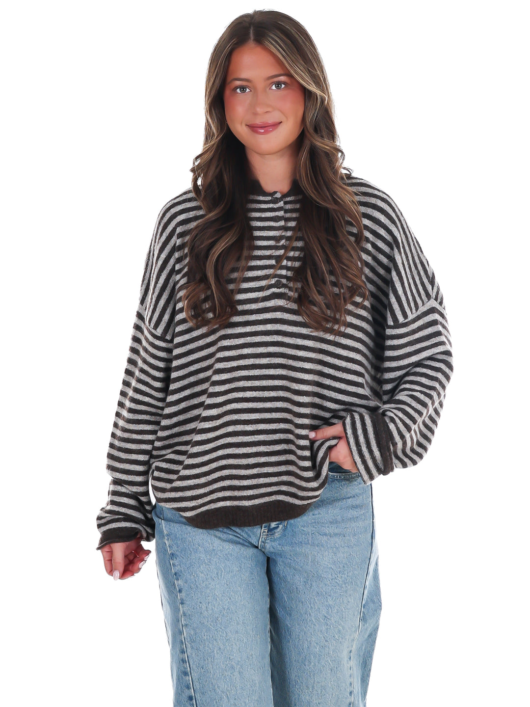 Simple Moments Stripe Sweater