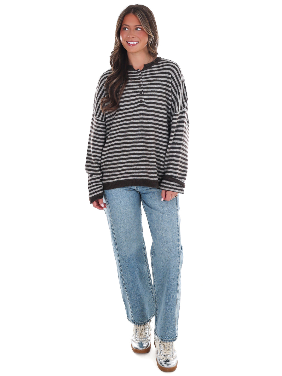 Simple Moments Stripe Sweater