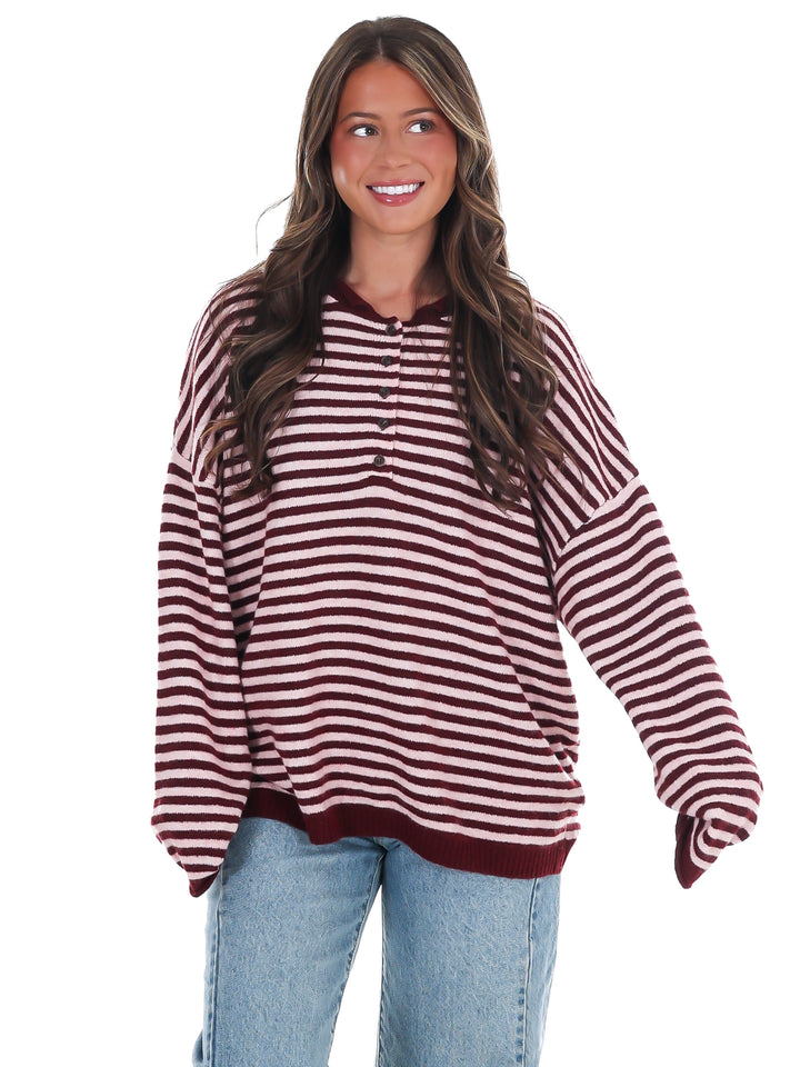 Simple Moments Stripe Sweater