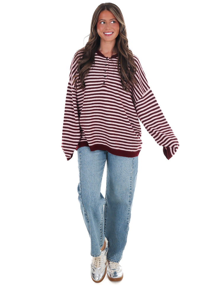 Simple Moments Stripe Sweater