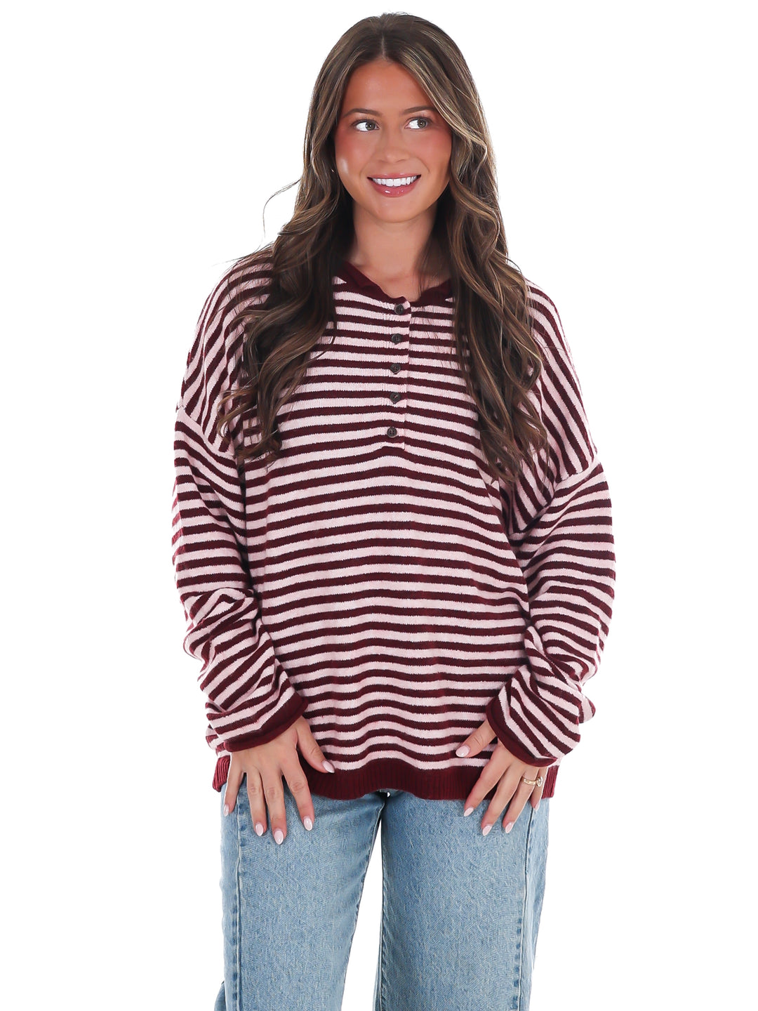 Simple Moments Stripe Sweater