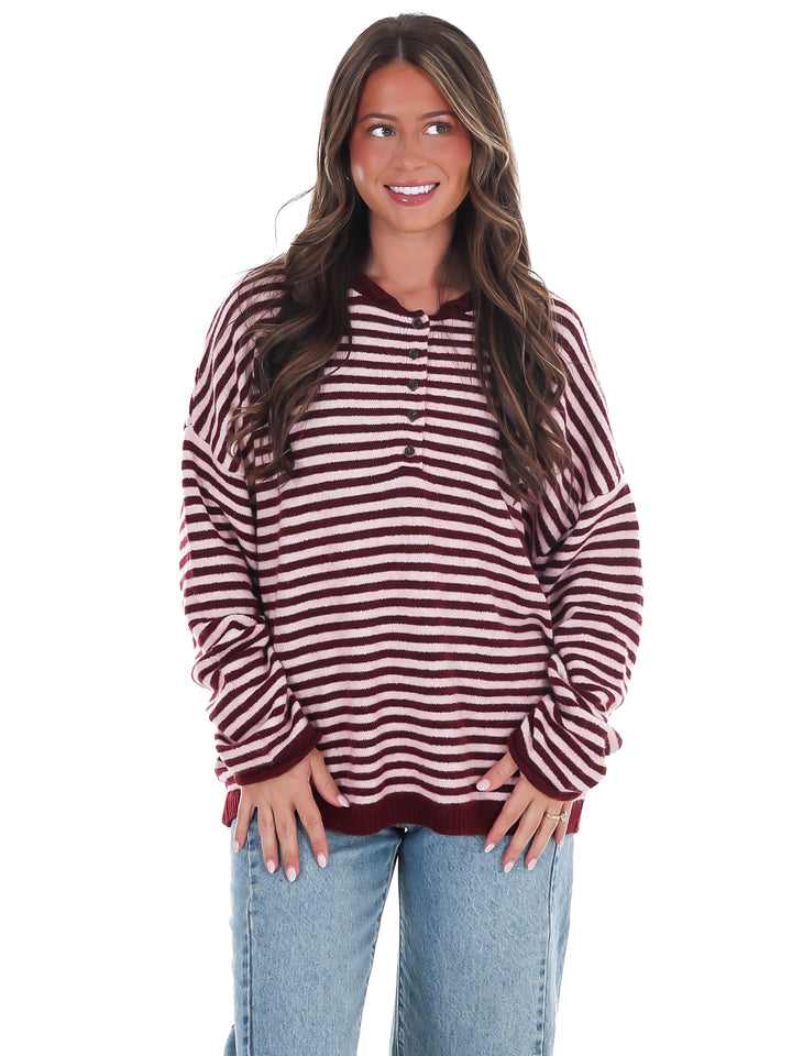 Simple Moments Stripe Sweater