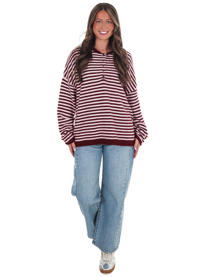 Simple Moments Stripe Sweater