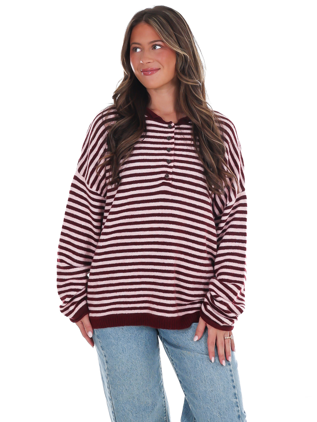 Simple Moments Stripe Sweater