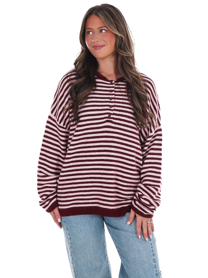 Simple Moments Stripe Sweater