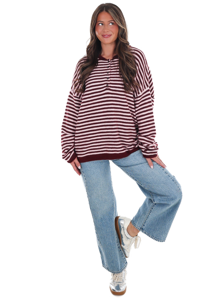 Simple Moments Stripe Sweater