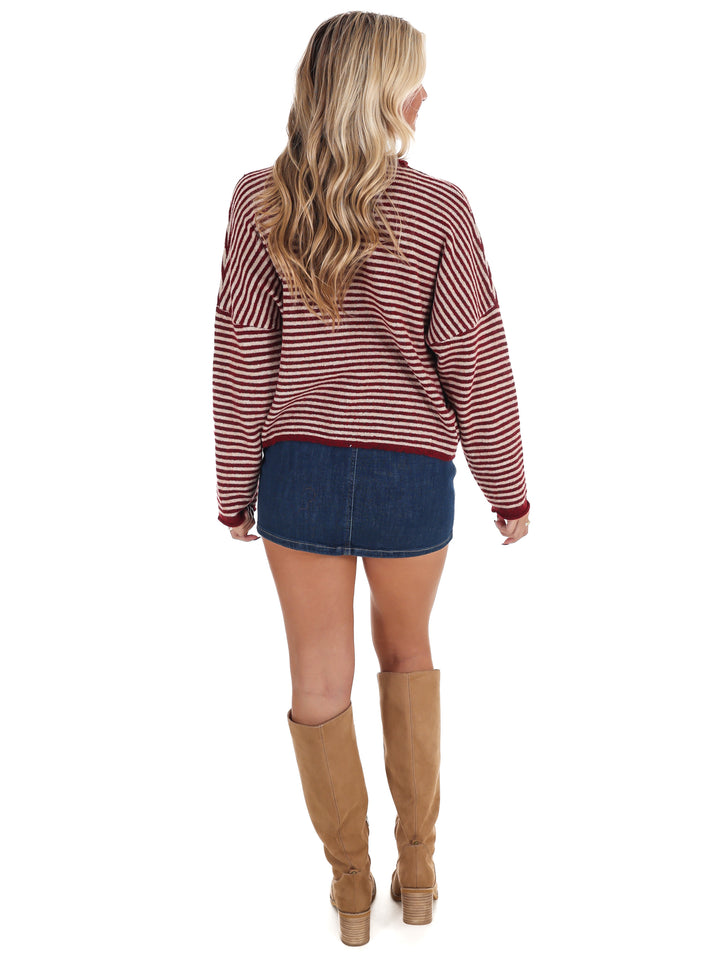 Love Line Striped Cardigan