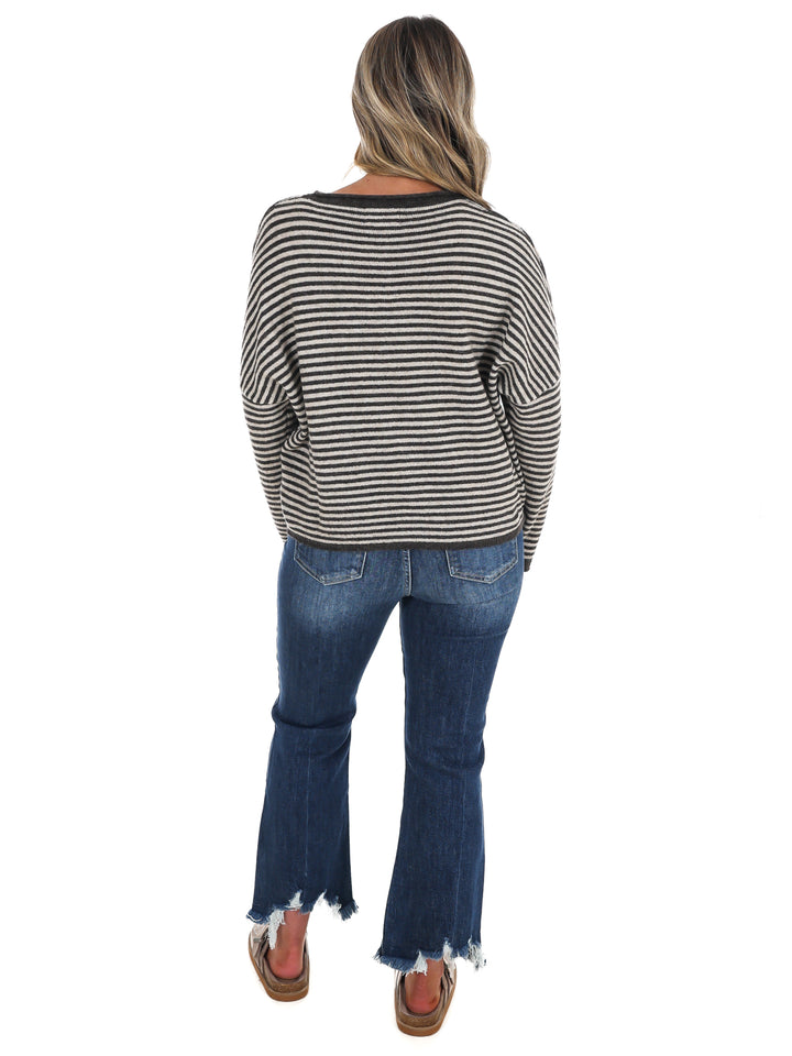 Love Line Striped Cardigan