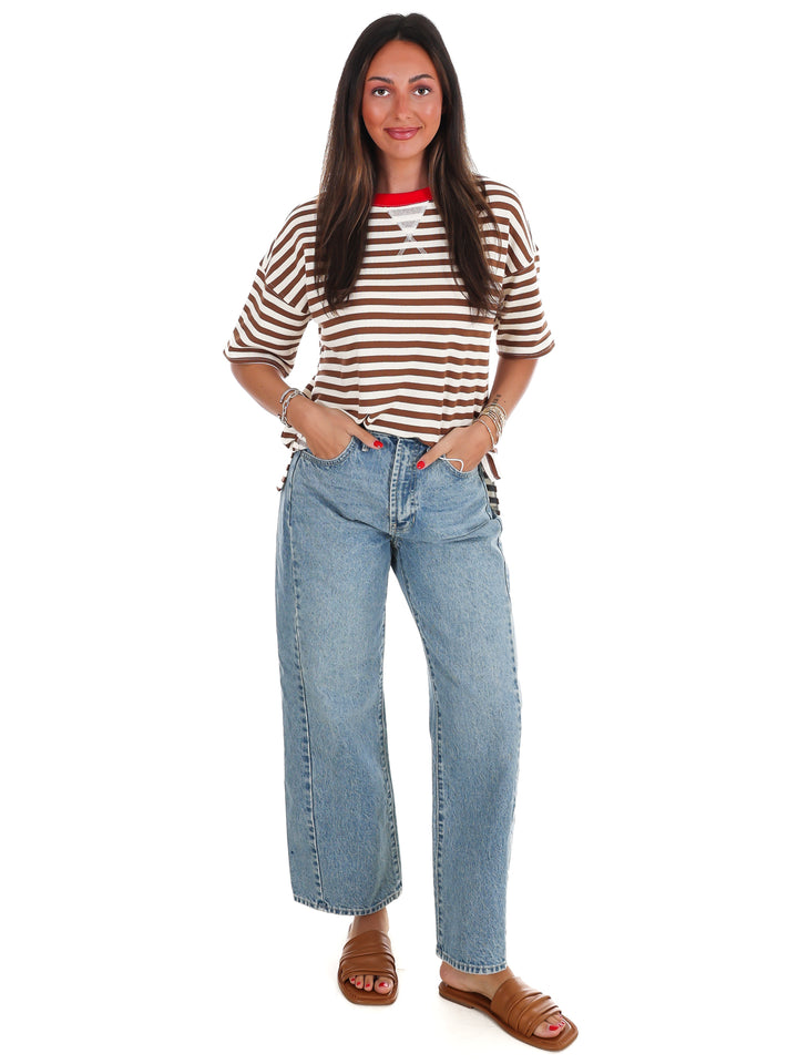 Easy Choice Stripe Tee