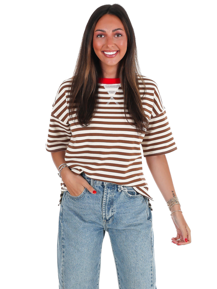 Easy Choice Stripe Tee