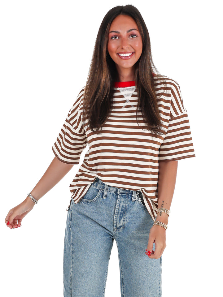Easy Choice Stripe Tee