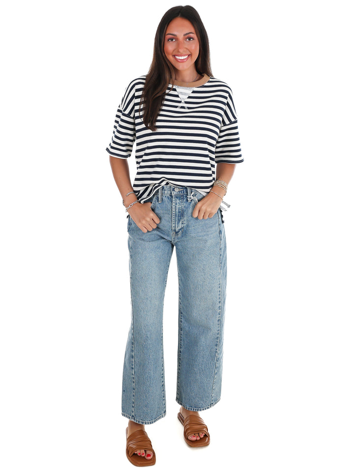 Easy Choice Stripe Tee