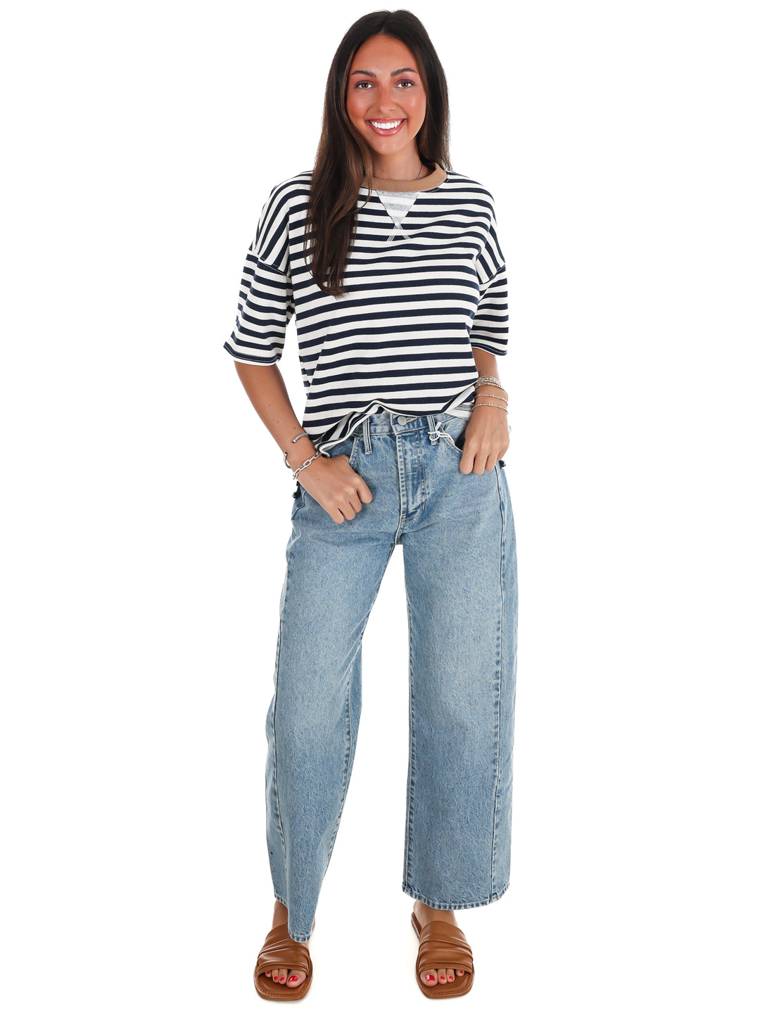 Easy Choice Stripe Tee