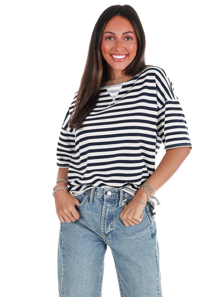Easy Choice Stripe Tee