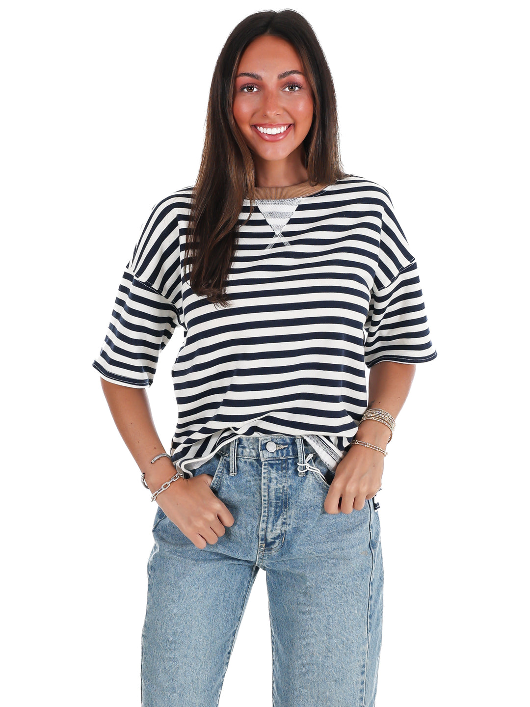 Easy Choice Stripe Tee