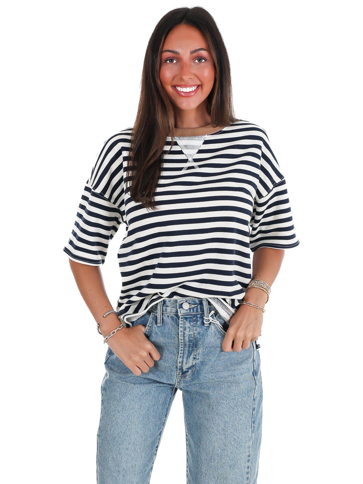 Easy Choice Stripe Tee