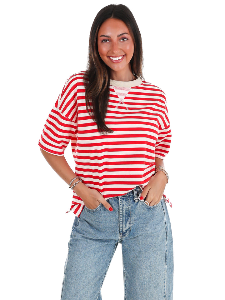 Easy Choice Stripe Tee