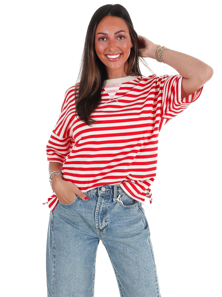 Easy Choice Stripe Tee